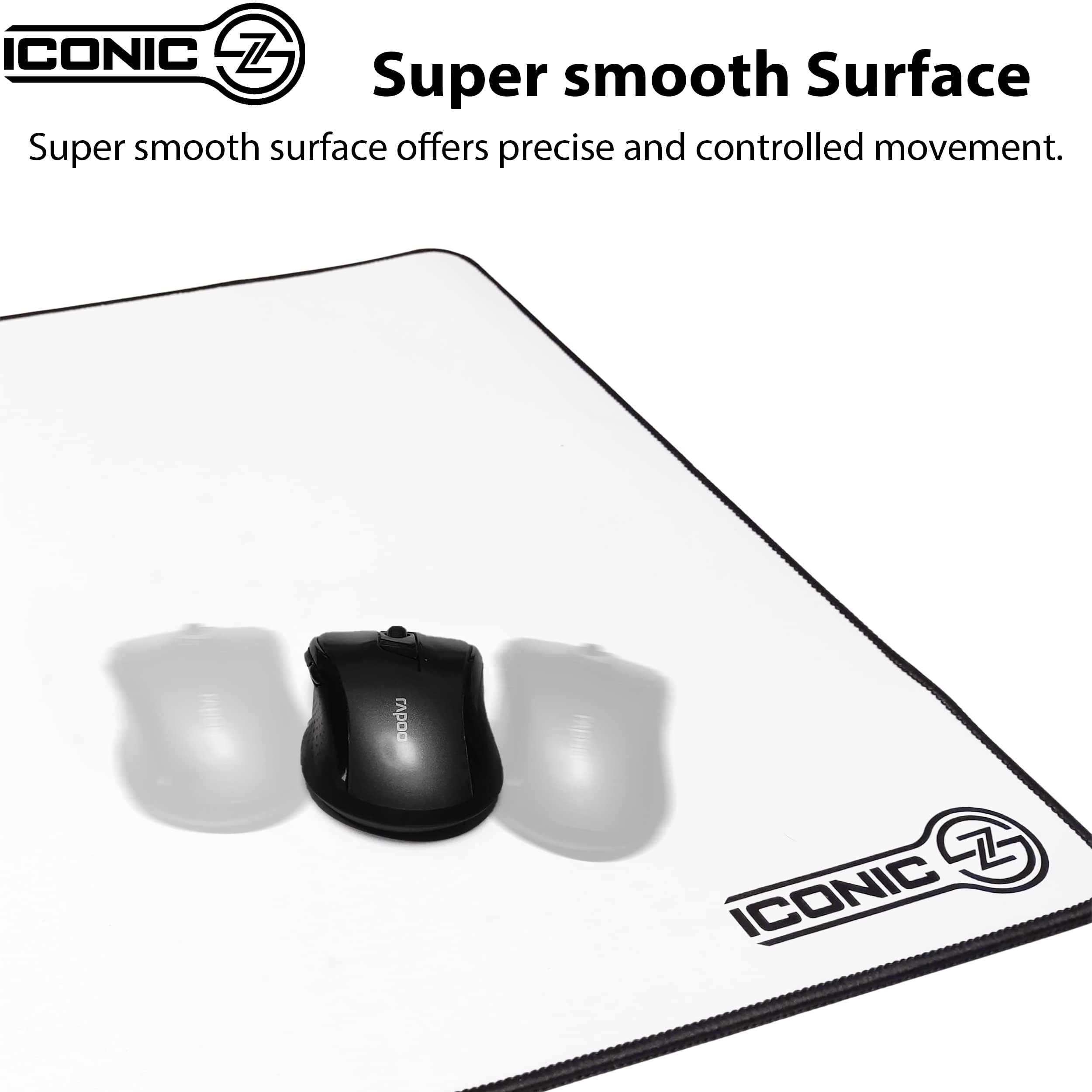 Amazon.co.jp：ICONIC – Pro PC Gear ゲーミングマウスパッド ステッチ