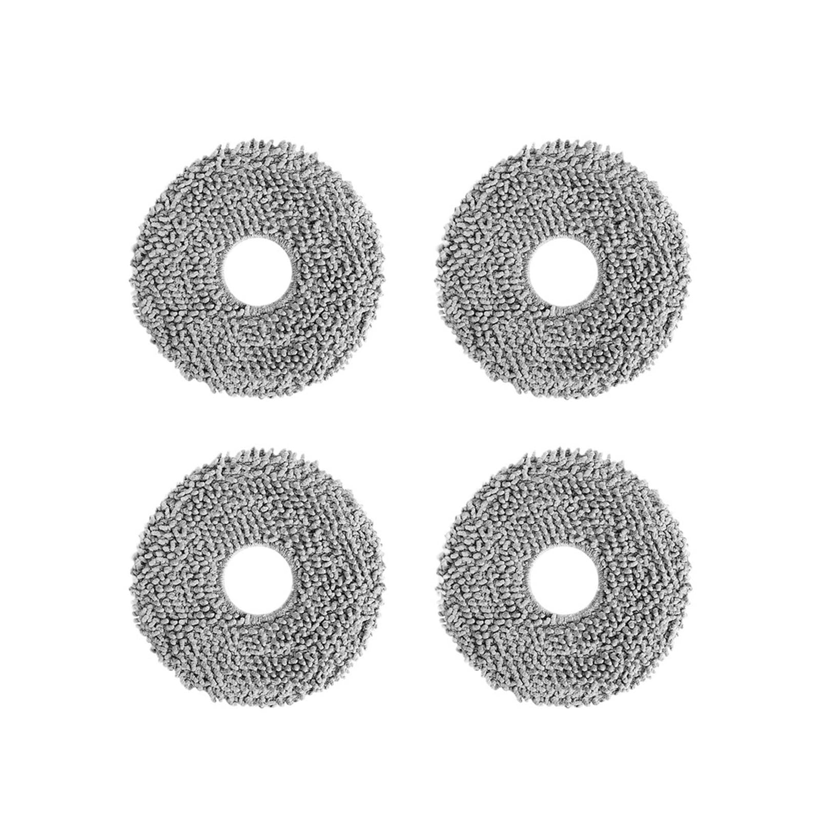 QWHSMHADE Mop Cloths Replacement Parts，Compatible For Roomba，Plus 405 Combo Plus 505 Combo Robot Vacuum Cleaner Accessories(4pcs)