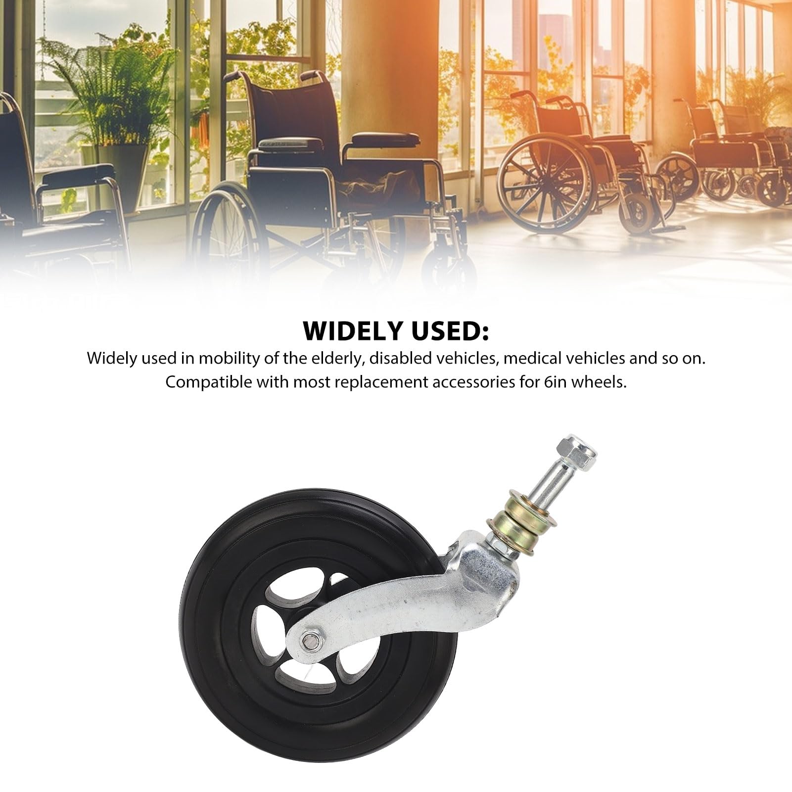 Ruota Girevole A Molla Ammortizzante Per Impieghi Gravosi Da - Foto 2