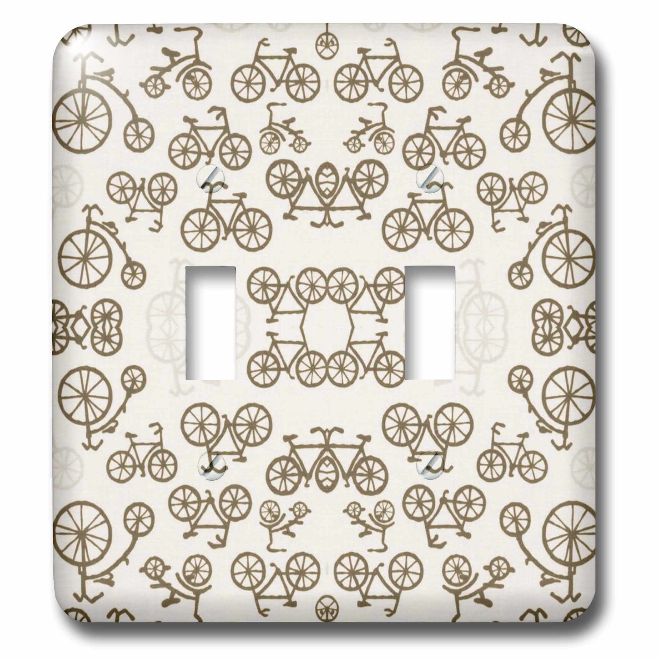 Double interrupteur vélos vintage 3drose LSP 62321 pour décoration murale rétro
