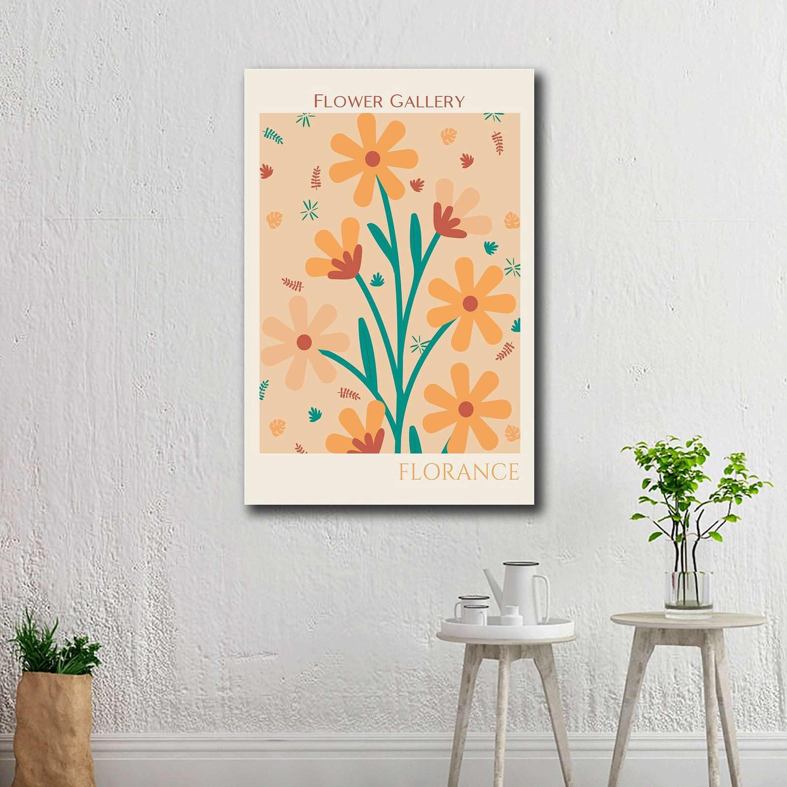 Amazon.com: YX Tide Printed Canvas Painting Wall Art Flower