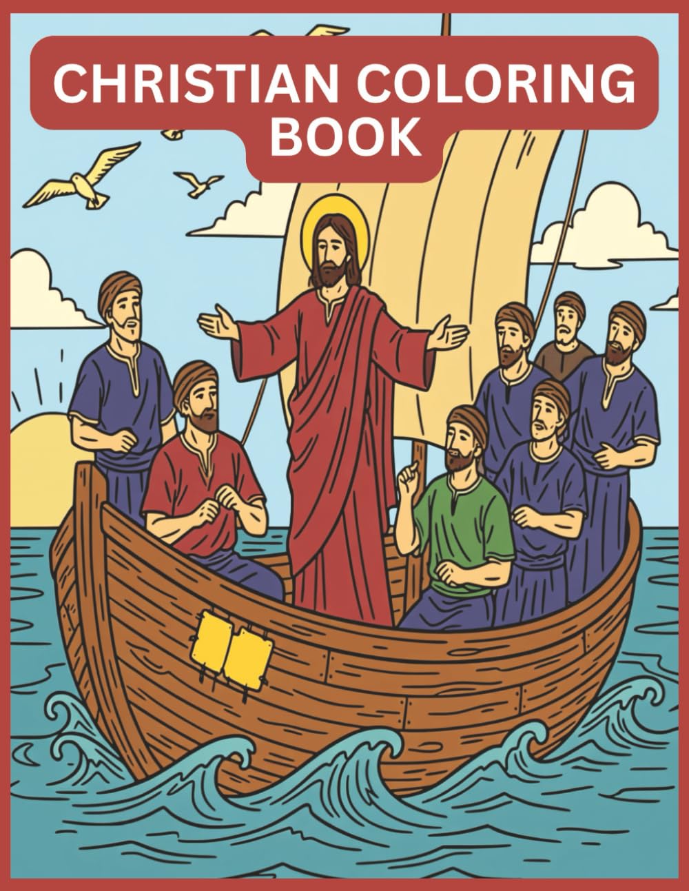 Christian Coloring Book: Bible Verse Coloring Pages for Adults & Teens | Faith-Based Stress Relief, Scripture Meditation, and Christian Art Coloring Book