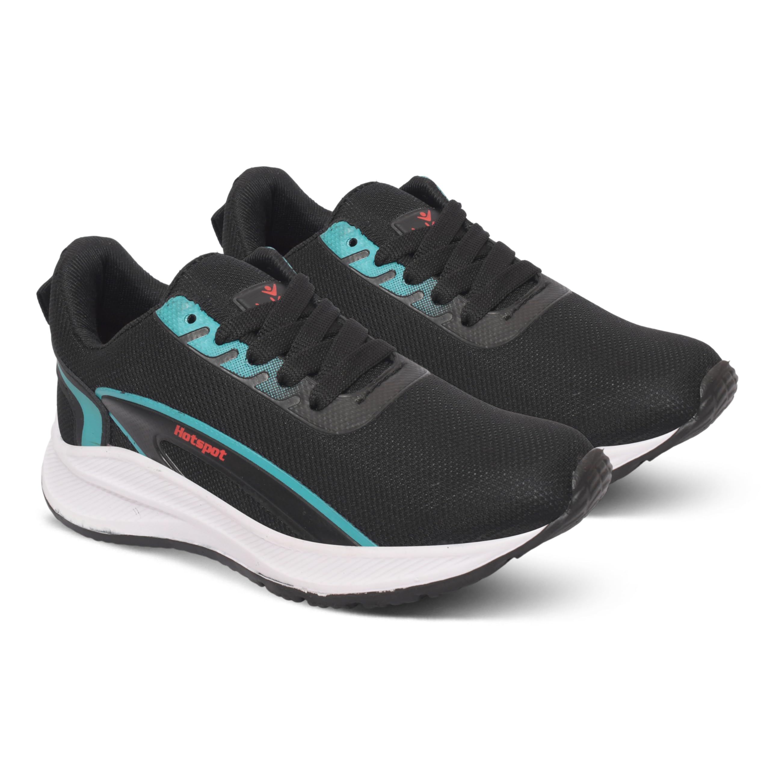 Trendy and Stylish Running Shoes for Men, Lightweight Training Shoes for Gym, Running and Fitness (Circle-Green_5)_PT