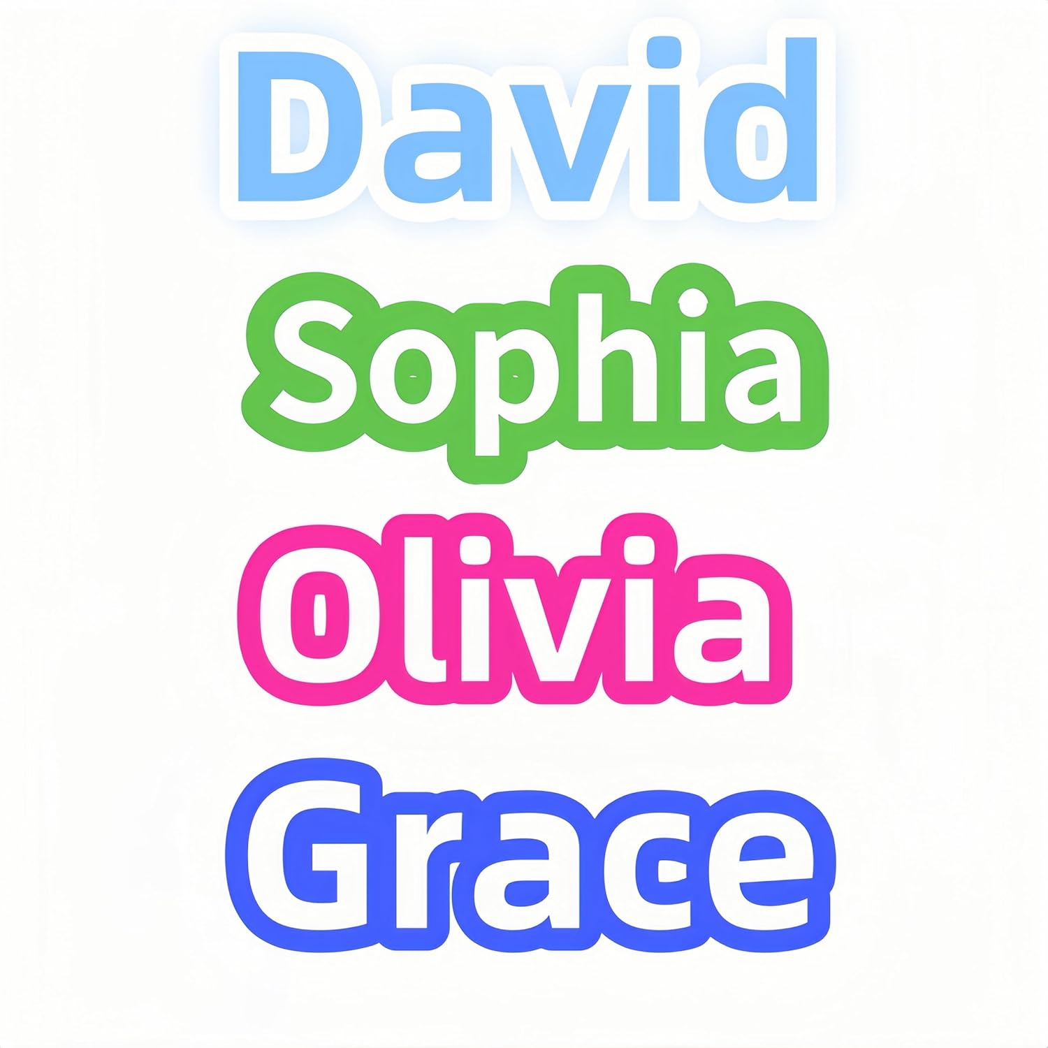 Personalized Waterproof Vinyl Name Stickers for Water