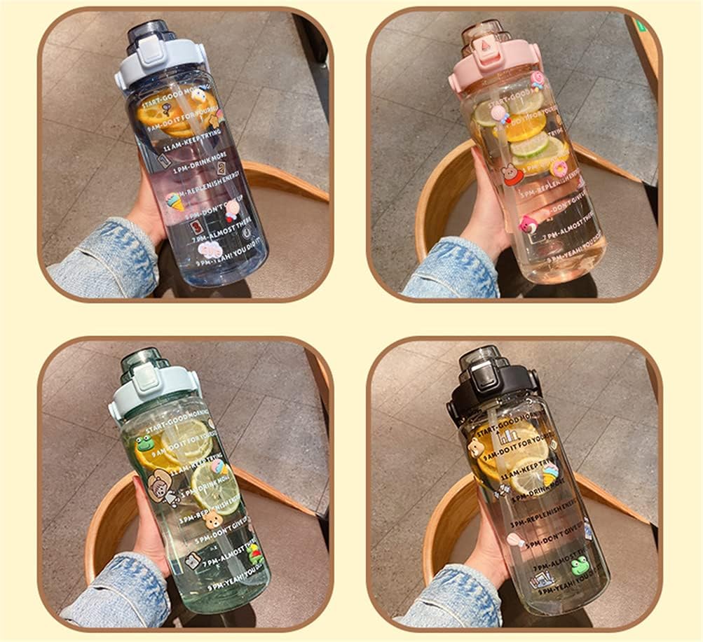 市場 ドリンクボトル 水筒 おしゃれ 2点セット 大容量 コップ 大きい Cup ボトル 水漏れ防止 トラベルカップ タンブラー 携帯カップ