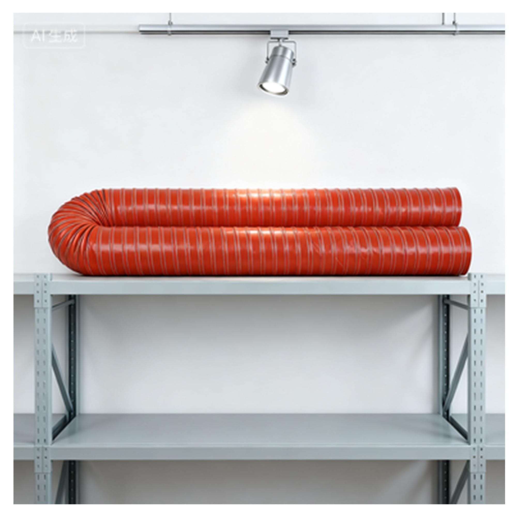 4 Meter (13 Fuß) Durchmesser 20-300 mm Hochtemperatur-Schlauch aus rotem Silikon für Absaugung