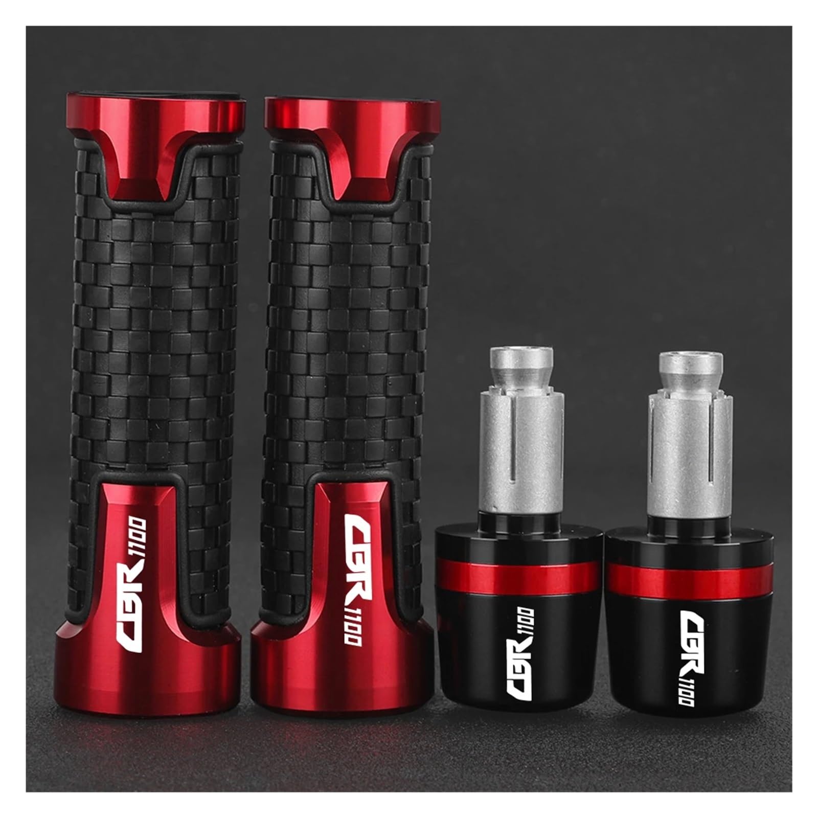 manija del Acelerador de la Motocicleta para CBR1100XX/BLACKBIRD 1997-2007 Empuñaduras De Manillar Motocicleta Extremos Agarre Tapas Deslizantes Enchufe