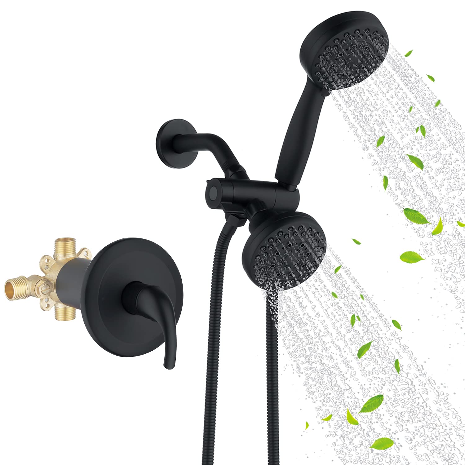 Buy Shower Faucet, LKS 5Setting Handheld Shower Head with Rain Shower