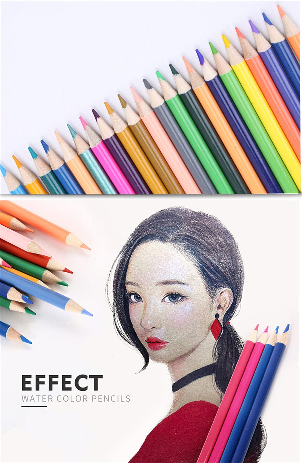 Amazon | 色鉛筆 水彩色鉛筆 72色セット油性色鉛筆 子供と大人の塗り絵