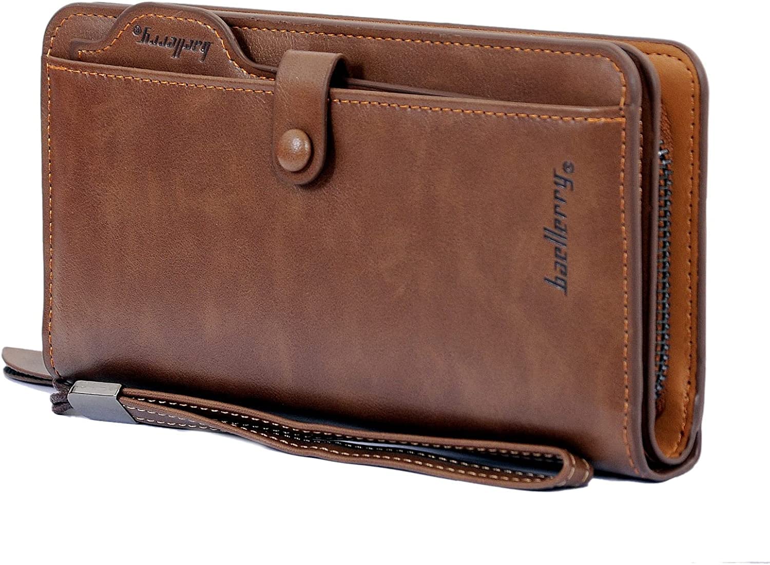 Wallet Long Style Male Purse Zipper Large Capacity PU Leather Wallet for Men MAFHH