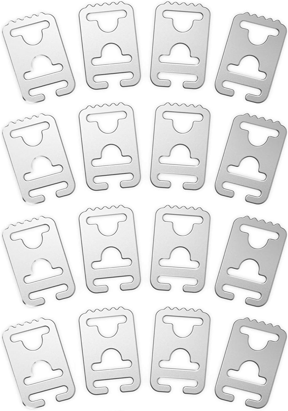 ArawellLACEKO No Tie Shoelace Anchors (16pc) Laces Lock Clip for Adults and Kids Tieless Shoe