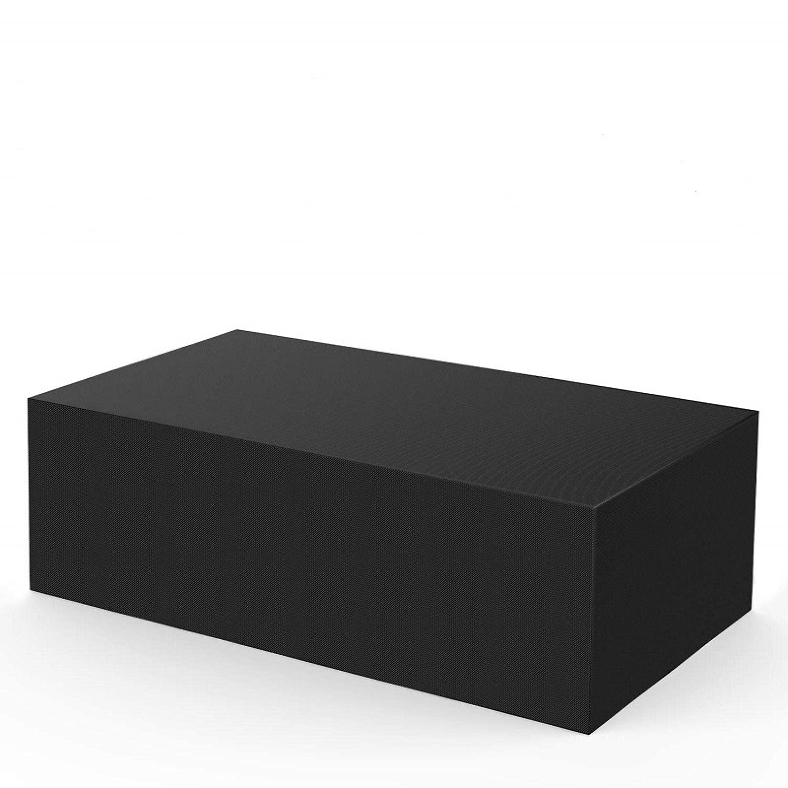 Copertura per mobili da giardino 280 x 180 x 90 cm di colore nero 600D Oxford multiplo formato impermeabile per esterni Patio rettangolare copertura per mobili