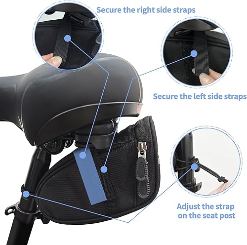 Miniatura 5 de Kit de herramientas de reparación de bicicletas, juego de herramientas de bicicleta de 21 piezas con llaves hexagonales, palancas de neumáticos, kit