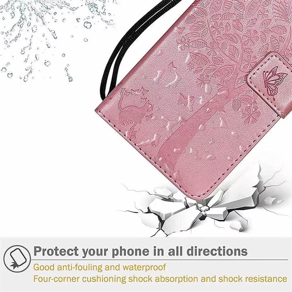GOKEN Cover per Oppo A18 4G / Oppo A38 4G, Custodia Flip TPU