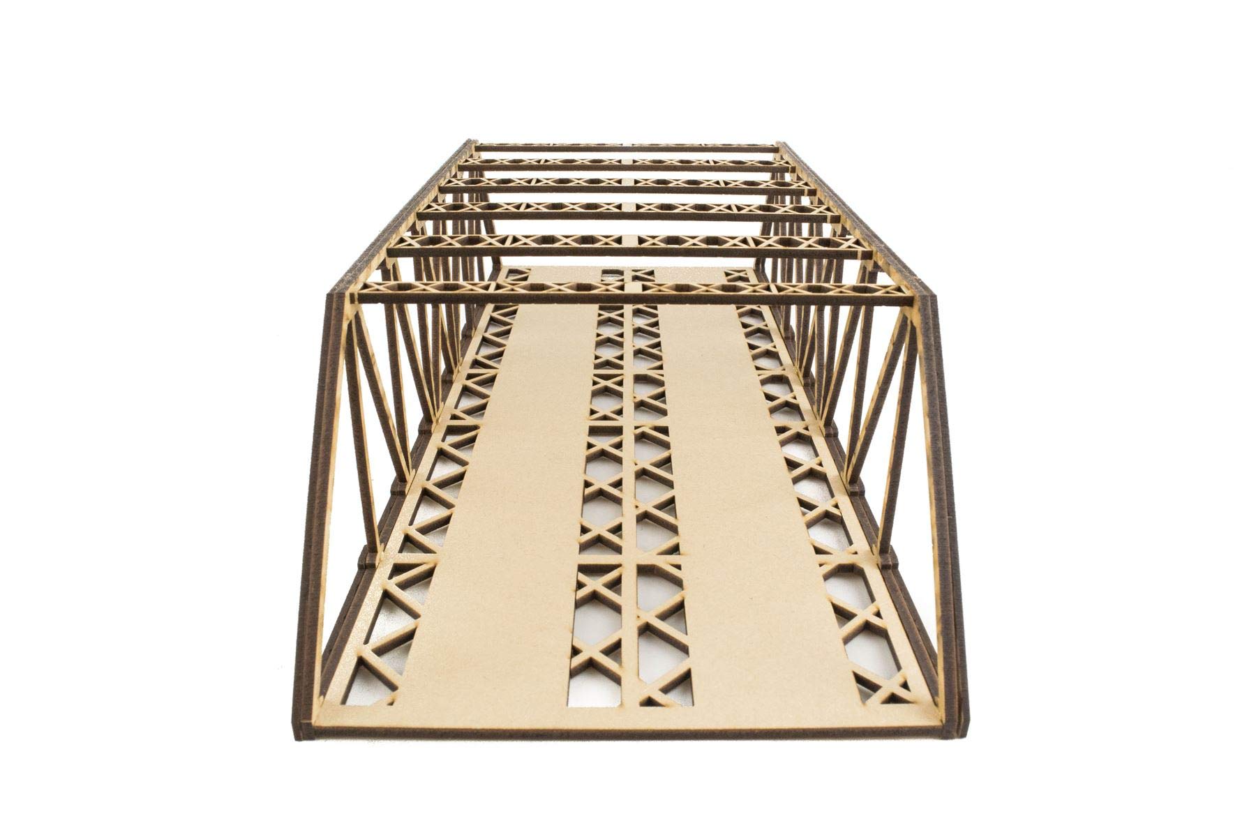 War World Scenics Double Track Hi-Detail Girder Bridge 450mm – OO/HO Model Railway Diorama