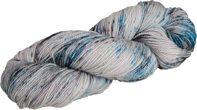 Knit Picks Hawthorne Speckle Hand Paint Fingering Weight Sock Yarn Cosmic Speckle