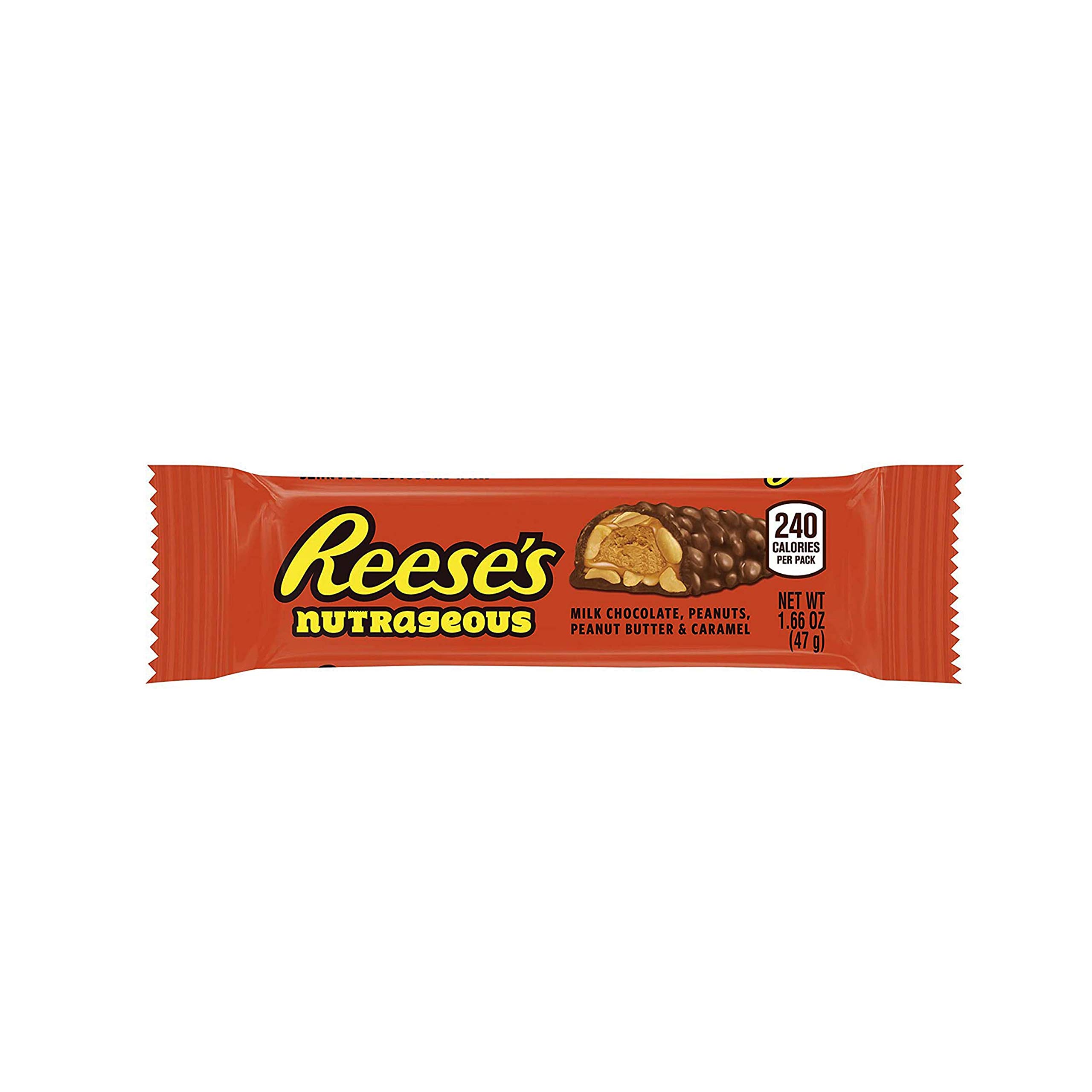 Nutrageous Chocolate Beurre d'arachide Candy Bar Lot de 18