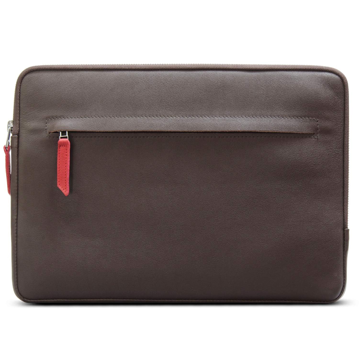 Pack & Smooch Etui Cuir Compatible avec iPad Pro/Air 11 | Cuir tanné végétal | Couleur Anthracite/Marron | Angus