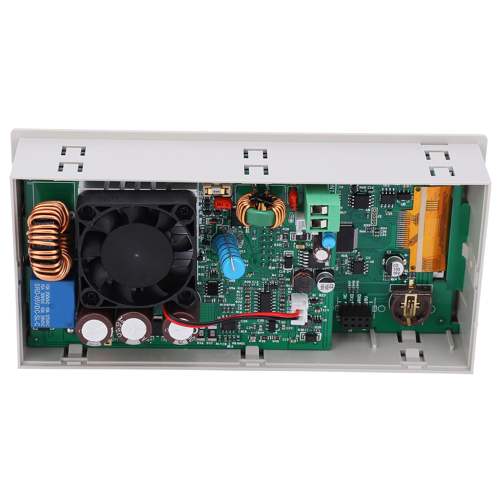 Alimentatore CC regolabile Adattatore regolatore di tensione display LCD da 2,4 pollici con funzione di archiviazione dati per laboratori e manutenzione elettronica Materiale ABS (RD6006)