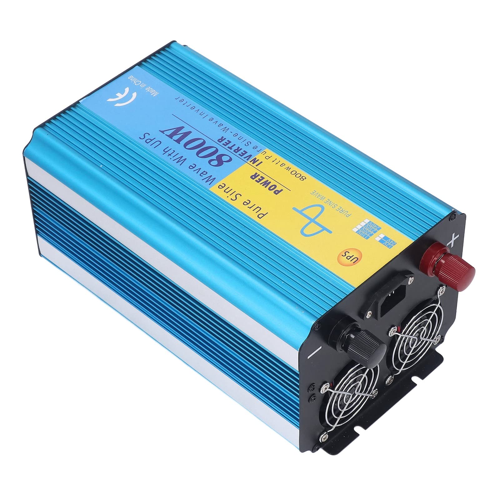 Fafeicy Przetwornica DC12V na AC 5V 2.1A Port USB 800W 1600W Przetwornica Sinusoidalna Zasilacz do Samochodu Domowego RV Ciężarówka łódź (wtyczka Amerykańska (Wtyczka UE AC230V)