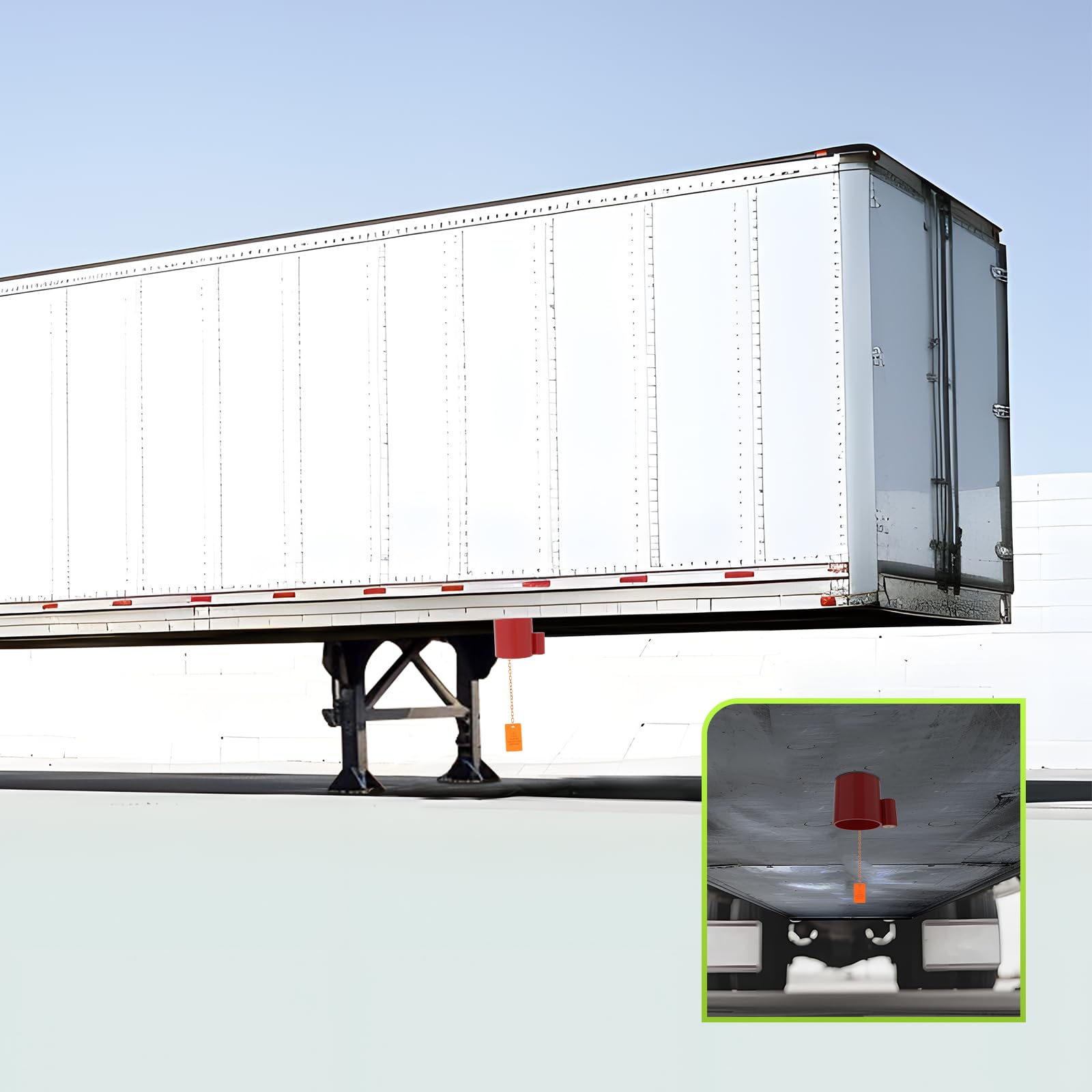 RVMATE 5th Wheel Lock (Red), Heavy Duty Steel King Pin Lock with Anti ...