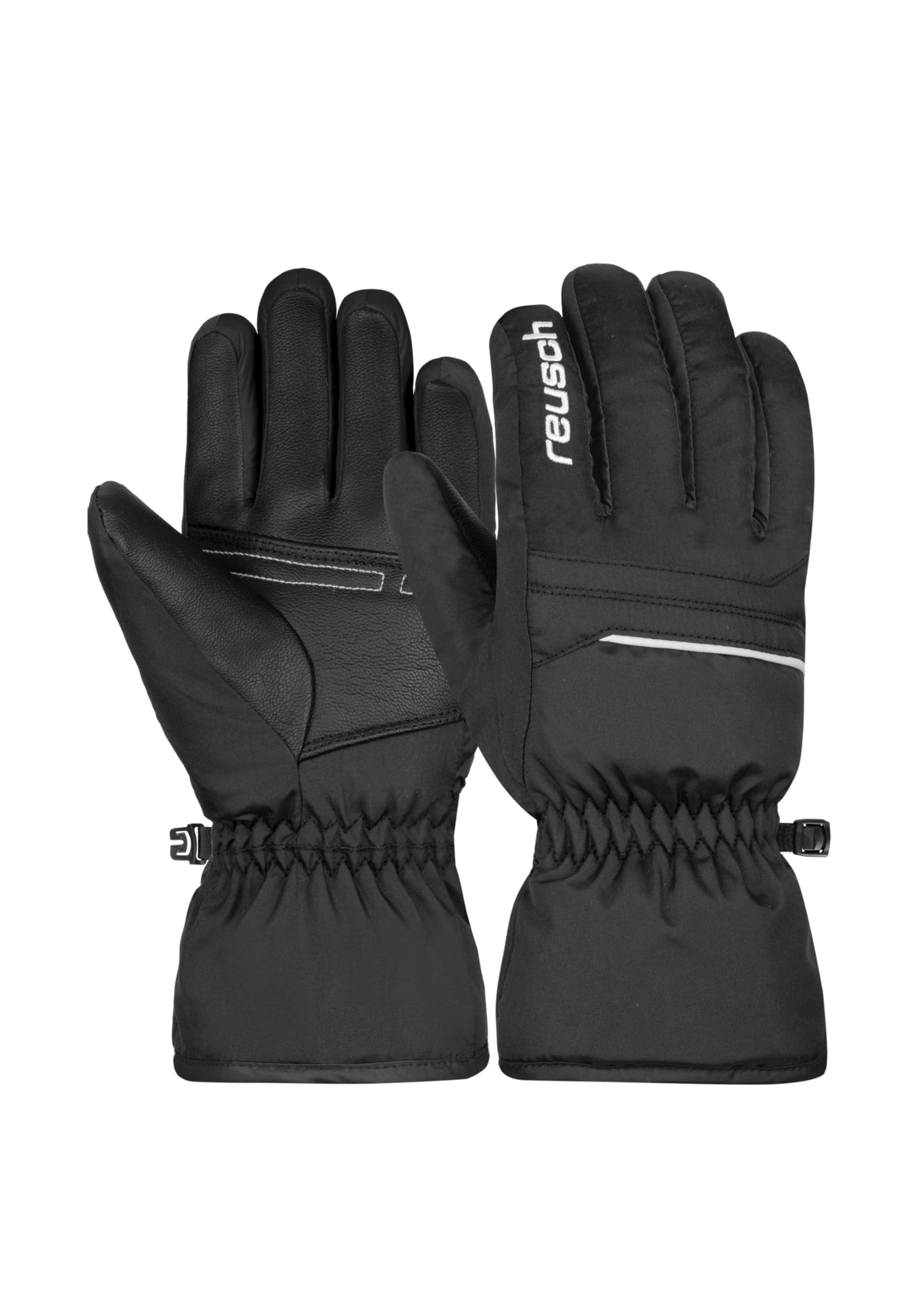Reusch Alan Junior warme, Winddichte und atmungsaktive Winterhandschuhe Skihandschuhe für Kinder Kids Jugendliche Mädchen und Jungen mit elastischem Bündchen