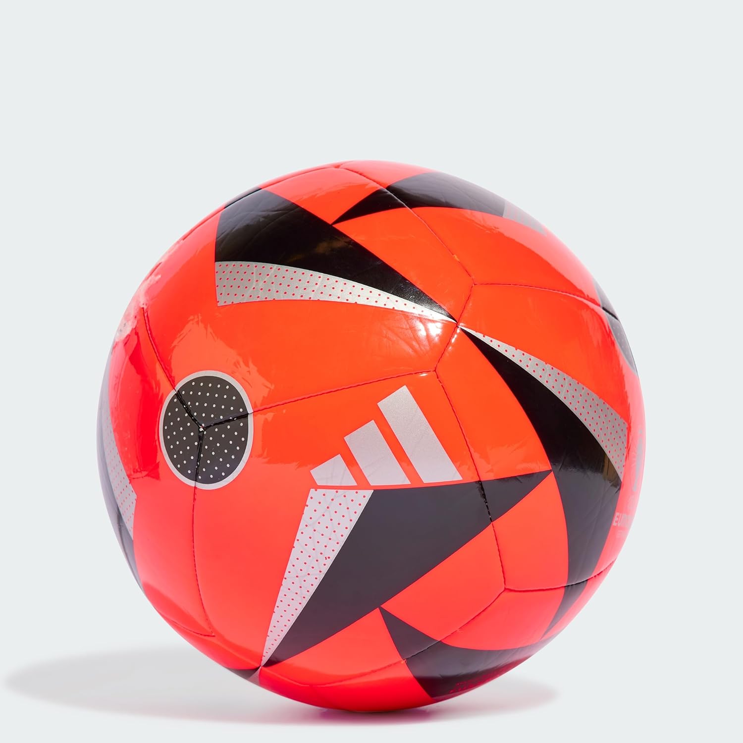 adidas Fussballliebe Club Euro 2024 Ball IN9375, Unisex, Football, Solar Red/Black/Silver Metallic, 5