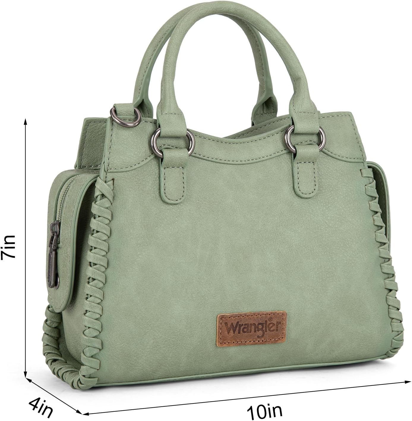 Montana West Wrangler Purses for Women Small Crossbody Purse and Handbags Woven Designed Purse with Detachable Strap - Image 4