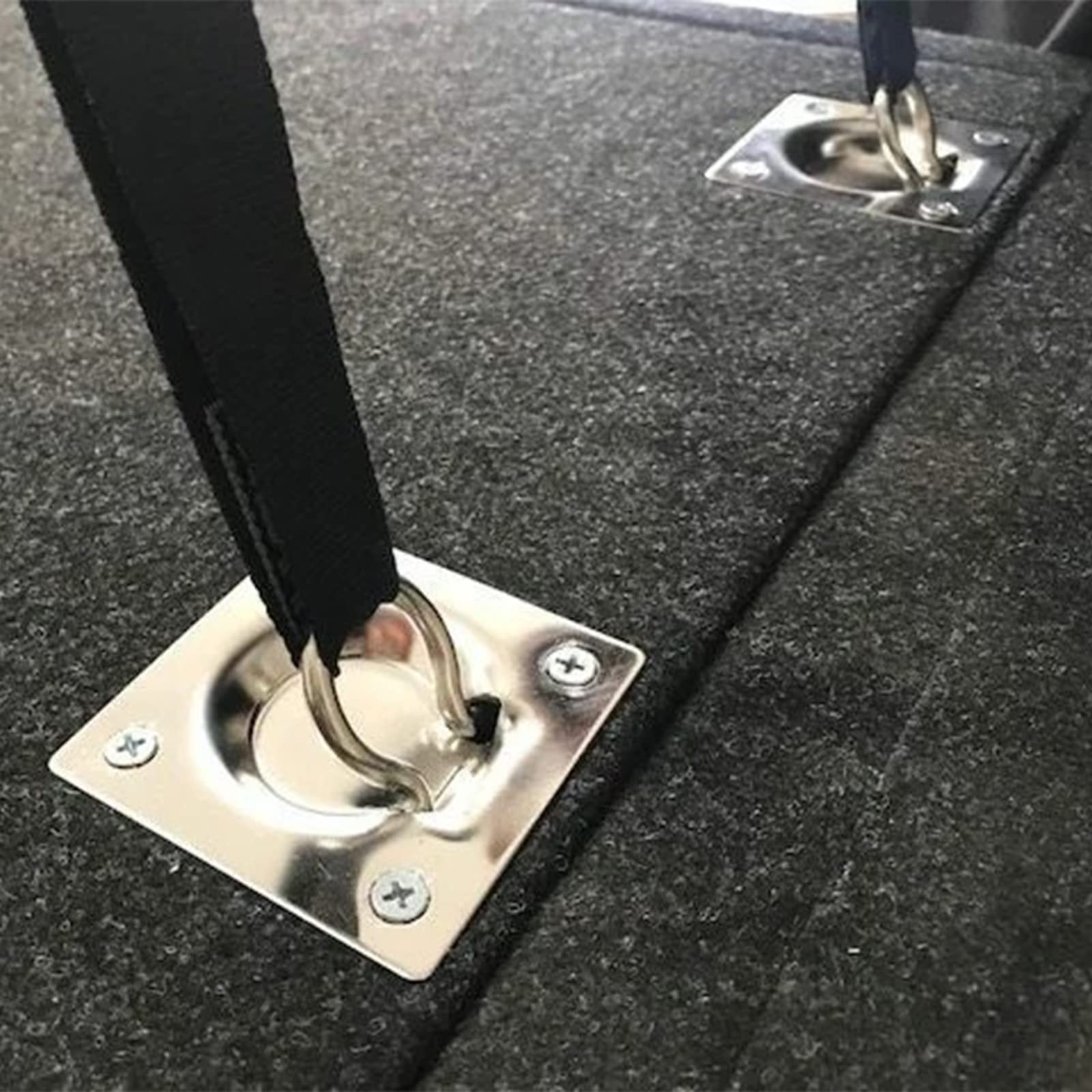 JOIKIT 6 Pack Recessed D-Ring Tie Down Anchors, Heavy Duty Galvanized