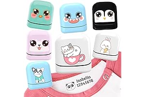 Name Stamp for Clothing Kids-Kindergarten Stamp-Kids Custom Name Stamp-4 Styles and 36 Cartoon Patterns