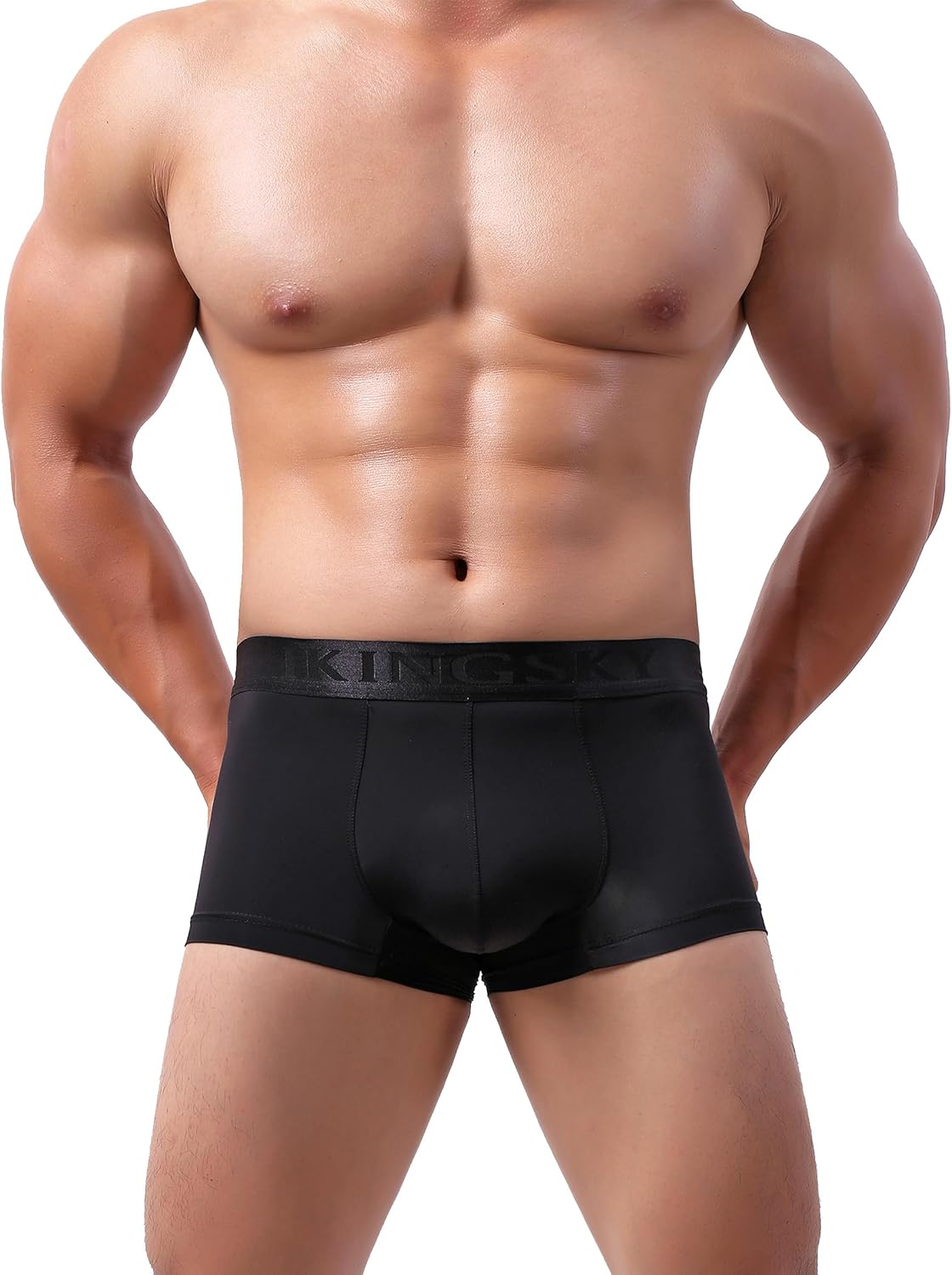 iKingsky Men's Spotry Boxer Shorts Sexy U-Hance Pouch Underwear Low Rise Pouch Under Panties - Image 7