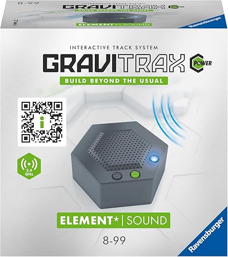 Miniatura 2 de Ravensburger GraviTrax Power Element Sound - Juguetes de canicas, STEM y construcción para niños a partir de 3 años - Regalos para niños