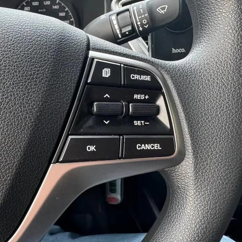 Interruptor De Botón Volante Multifunción Control Crucero Para Hyundai Para Móvil Para Collar Para Solaris 1.6L 2017-2022 Control velocidad adaptativo volante