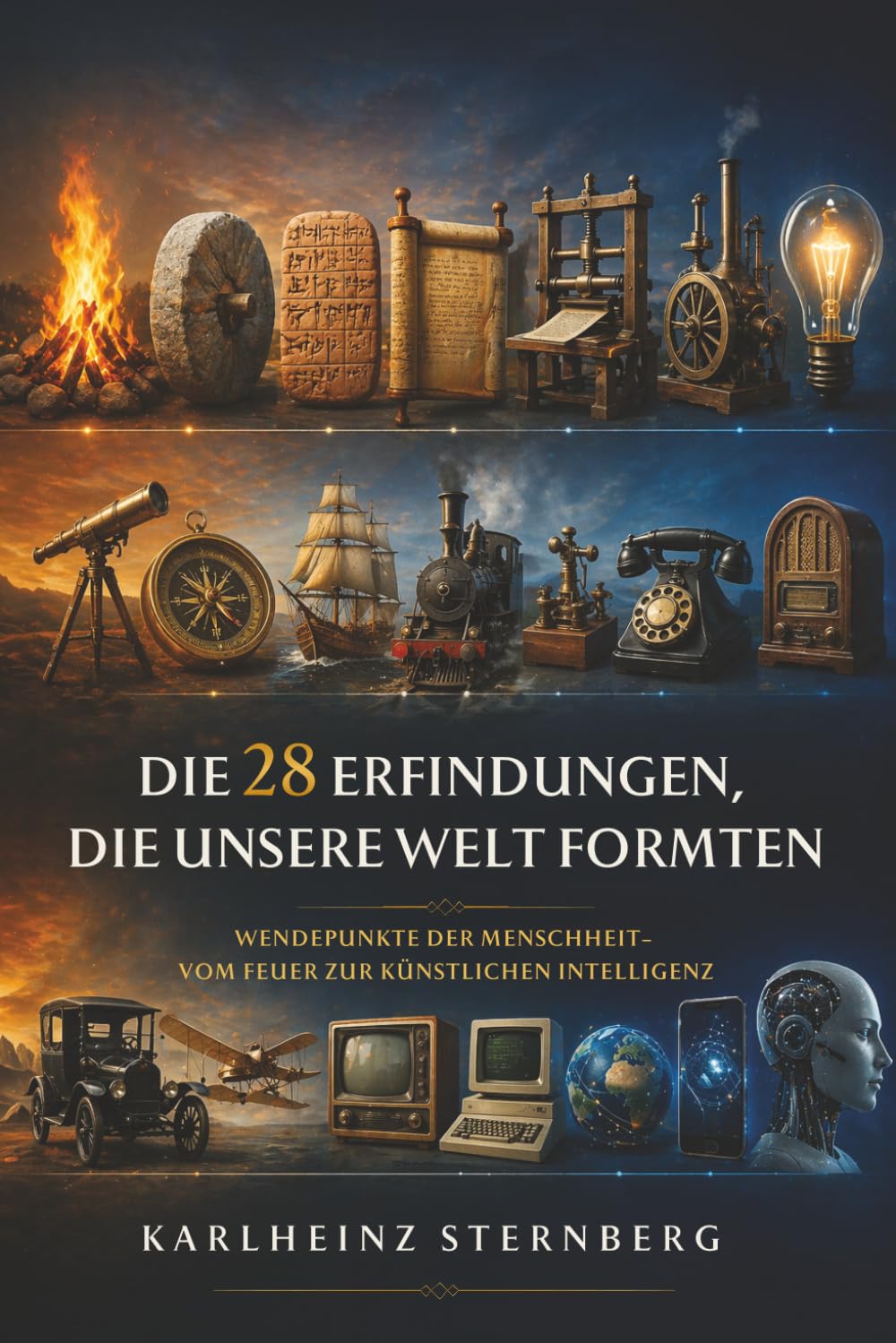 Die 28 Erfindungen, die unsere Welt formten: Wendepunkte der Menschheit - vom Feuer zur künstlichen Intelligenz