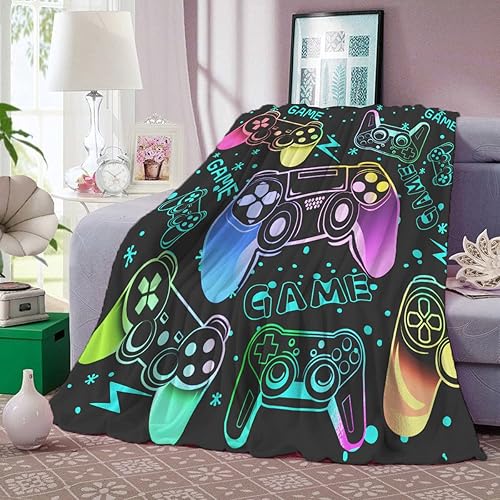 Miniatura 2 de Manta súper suave para niños y niñas adolescentes para entusiastas de los juegos, decoración para sala de juegos y manta acogedora para la cama o
