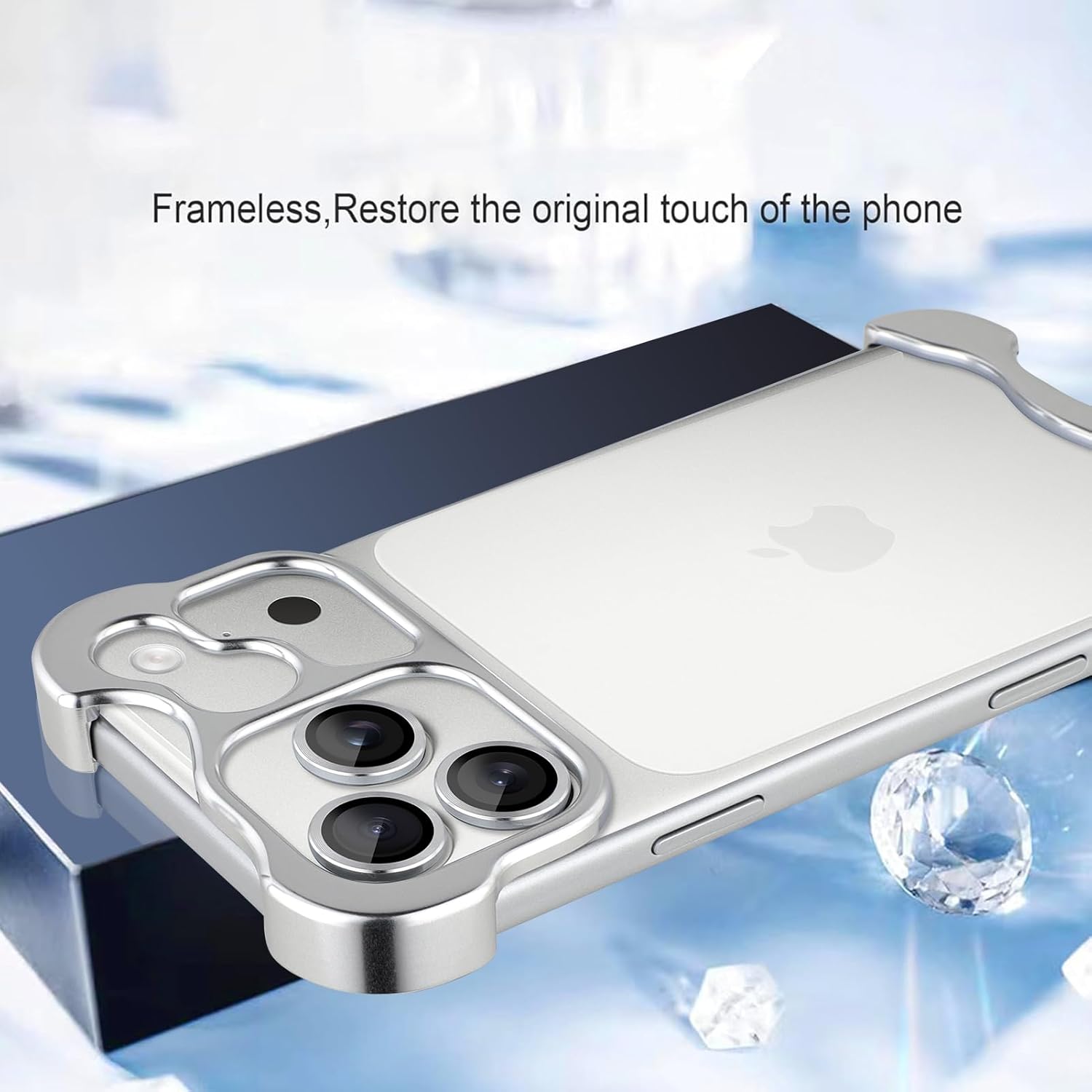 Phone Case Compatible with iPhone 17 Pro Max Compatible with Lens Camera Protection, Frameless Minimalist Design, Extremely Highlighting Personality. - Image 5