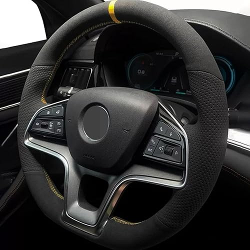 Miniatura 2 de Fundas de volante para BYD Song Plus Dmi Song Pro EV, cubierta personalizada para volante de automóvil