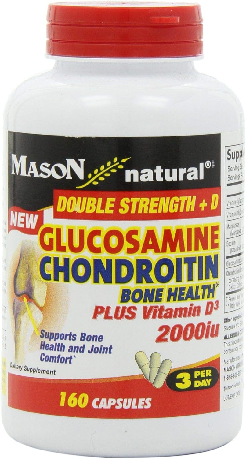 MASON NATURAL Glucosamine Chondroitin plus Vitamin D3