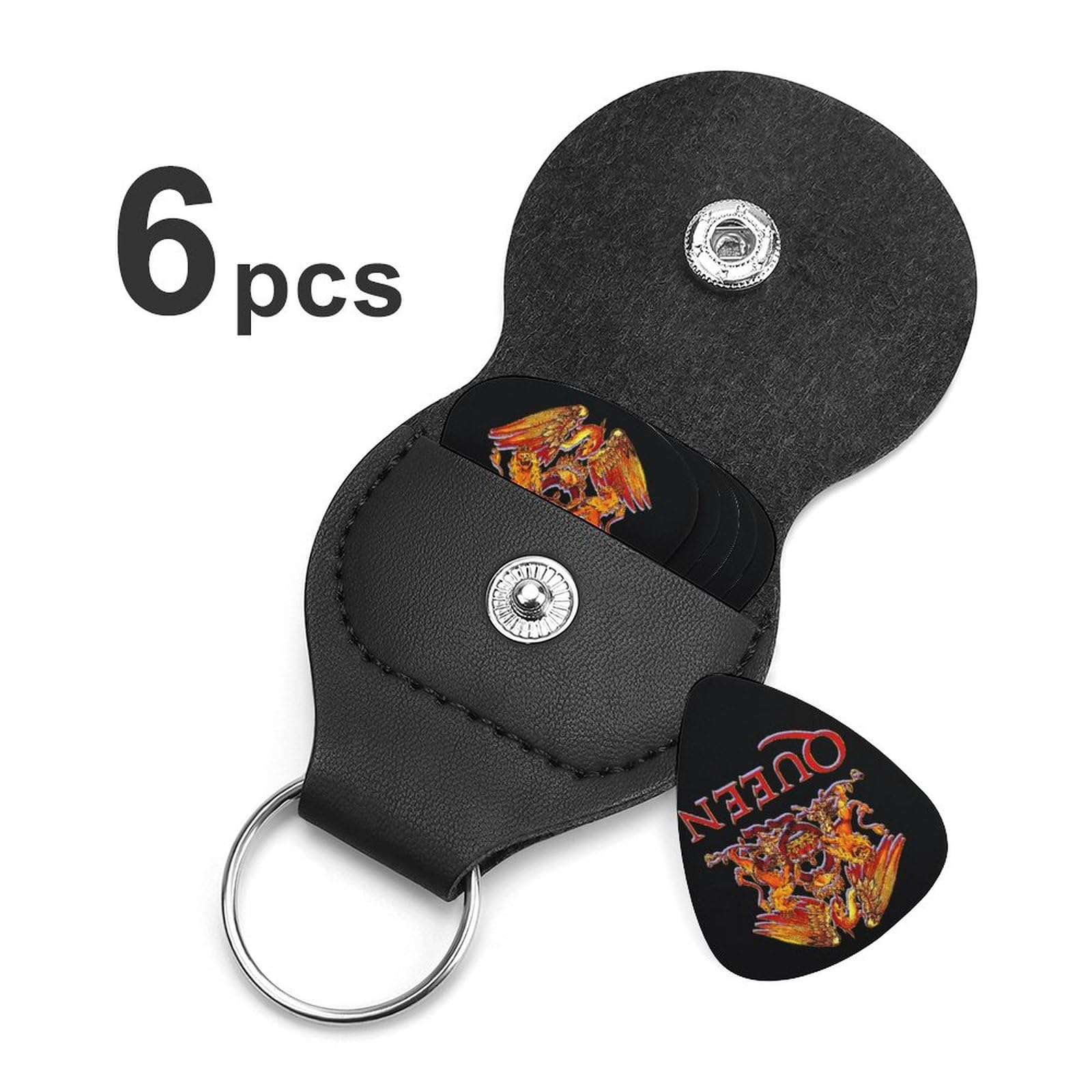 Amazon | Queen クイーン ギターピック 6枚 ギターアクセサリー