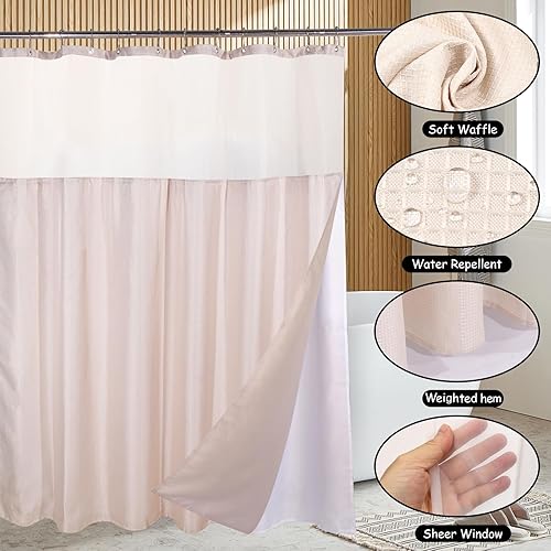 Miniatura 9 de Juego de accesorios de baño de 10 piezas, cubo de basura morado con tapa de bambú, cepillo de inodoro, dispensador de jabón, jabonera, vaso, soporte