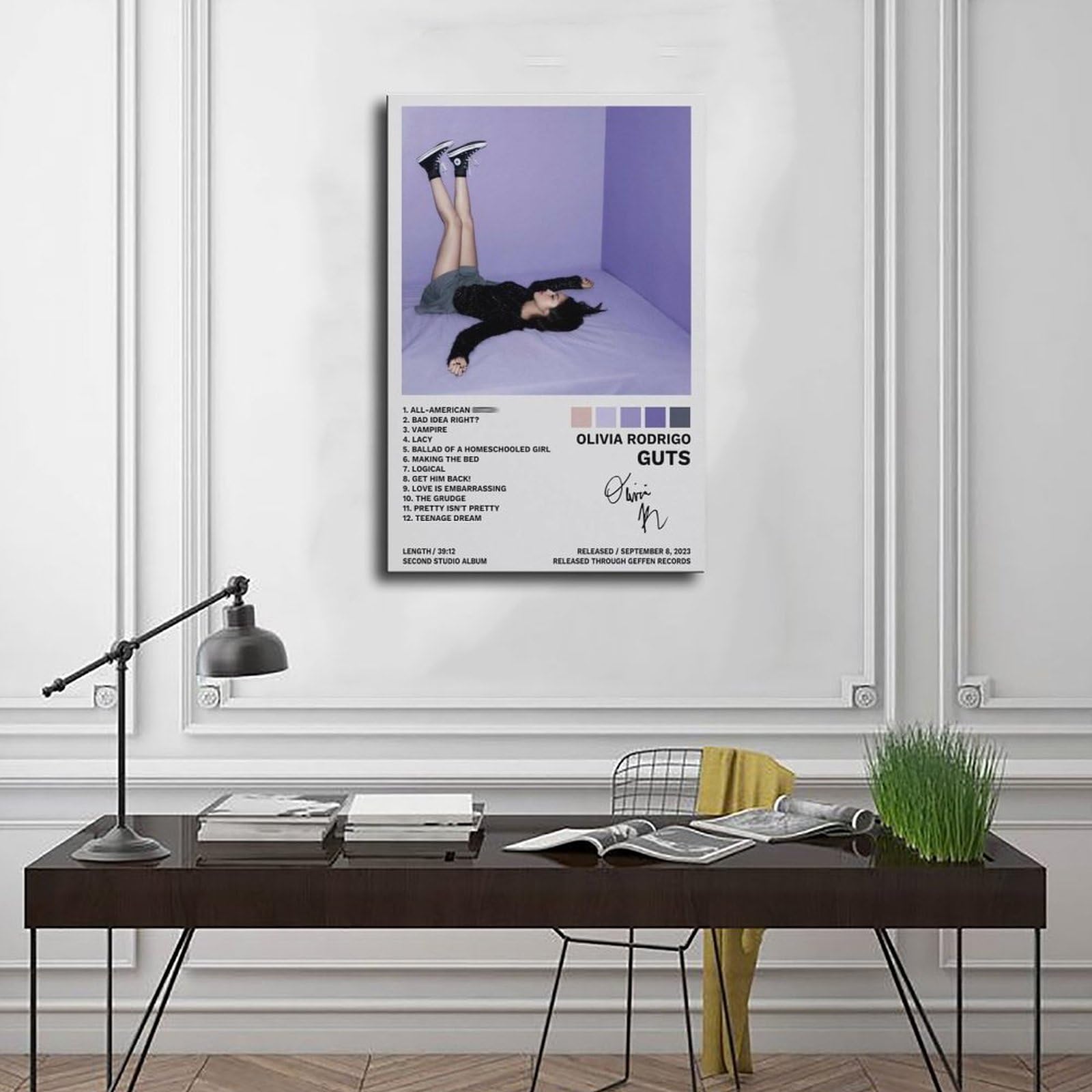 AVIMYA Olivia Rodrigo Poster Artistique Pour Chambre - 30 X 45 Cm
