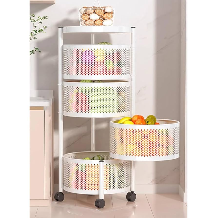 イタリア製 グッチーニ ワゴン ラック バスケット キャスター付き 収納 4段 guzzini (グッチーニ) スタッキングバスケット マルチワゴン