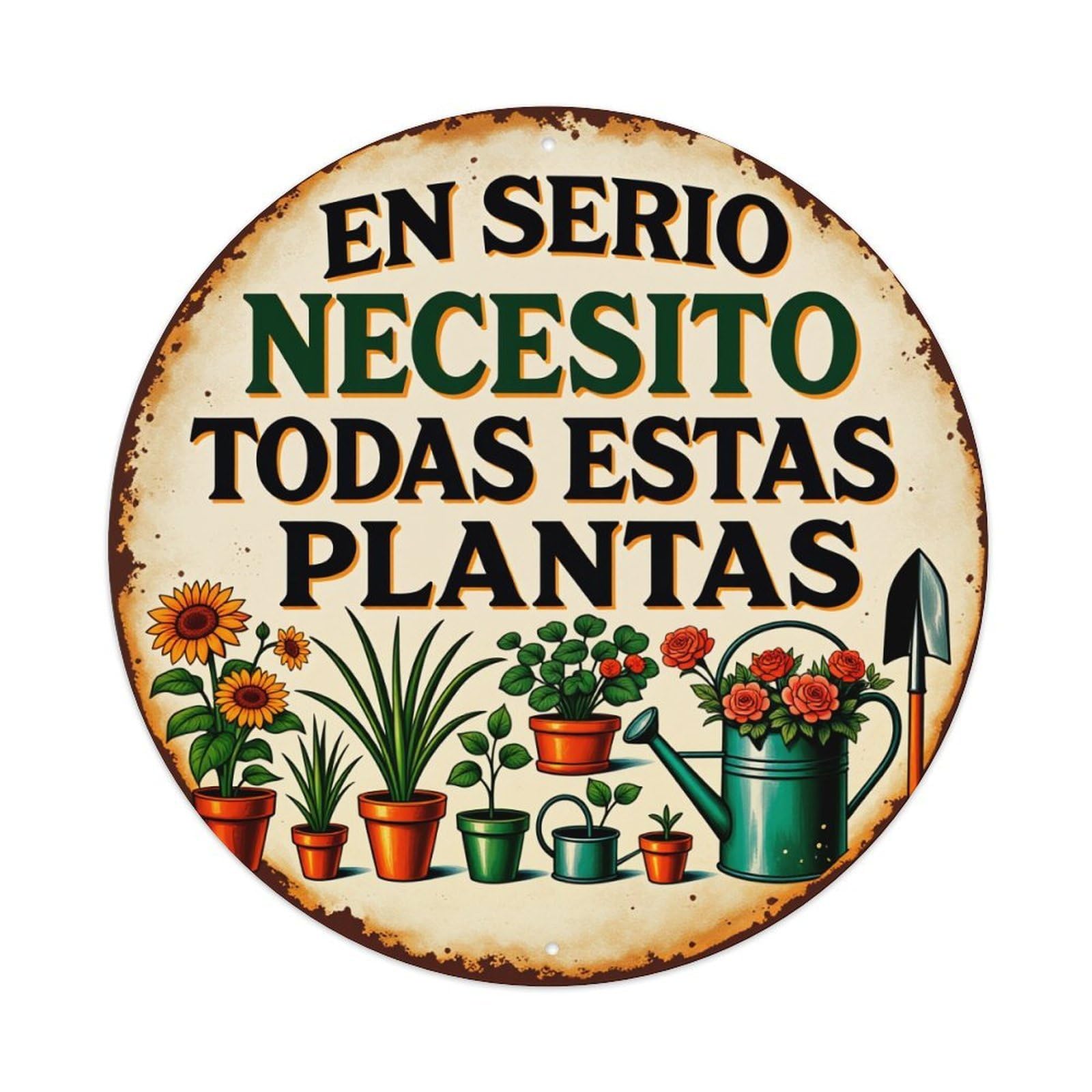 Do I Really Need All These Plants Metal Tin Sign Vintage Garden Bedroom Cafe Bar Man Cave Home Wall Decor Metal Poster 8x8 inches