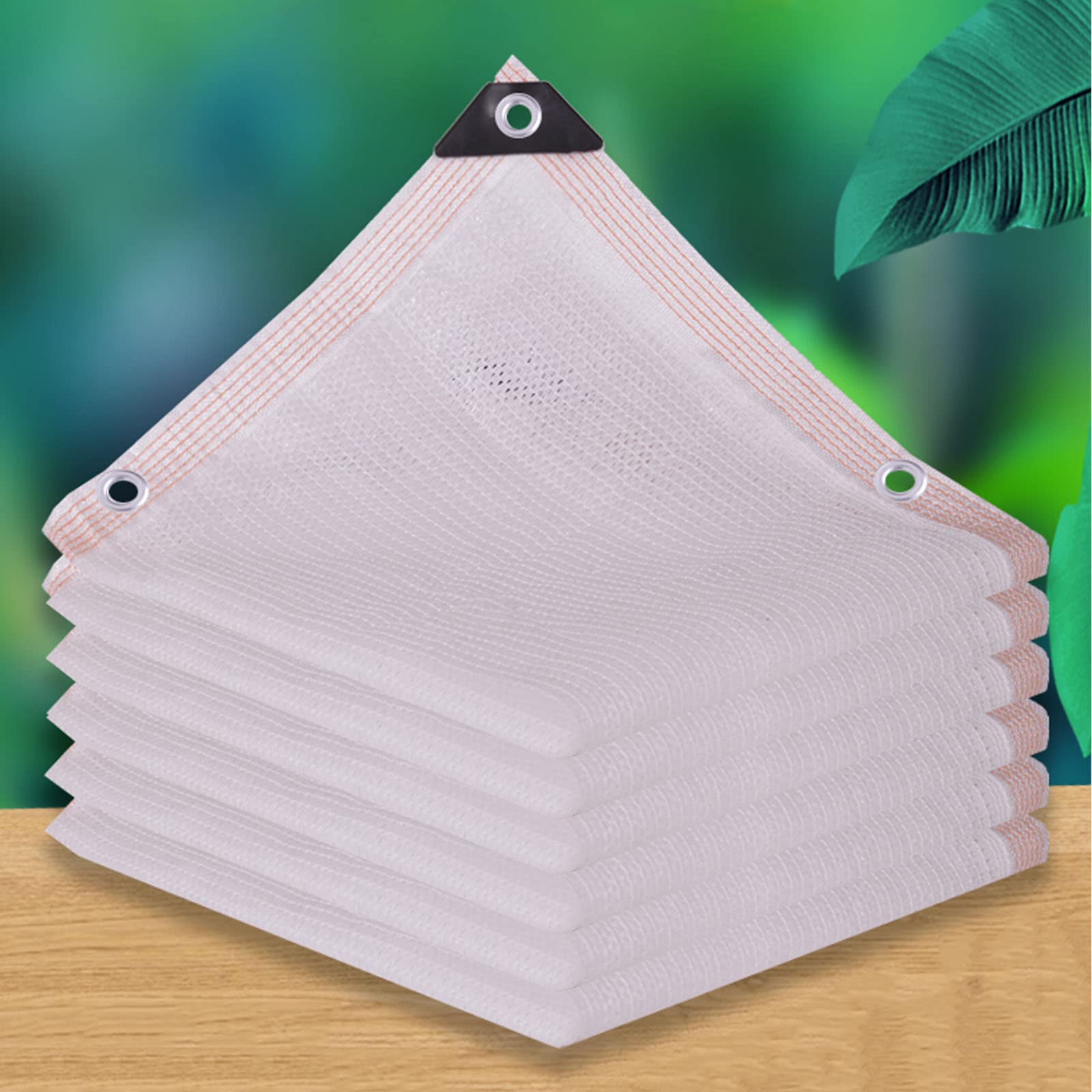 Voile d'ombrage à 55% filet de protection solaire avec corde pour fraîcheur sur la terrasse