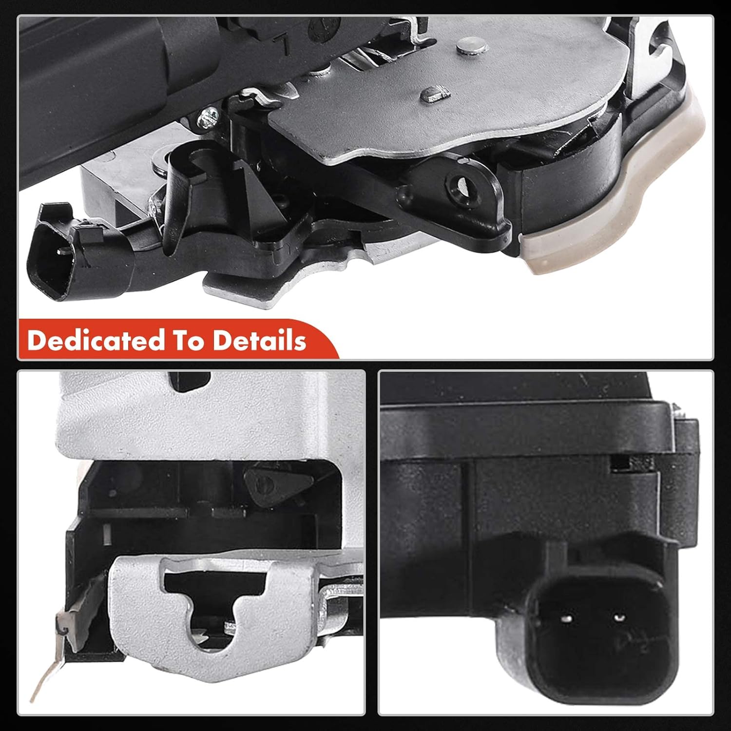 A-Premium Front Left Driver Side Door Lock Actuator Compatible with Ford F-150 2018-2019 Crew Cab Pickup, Without Power Locks