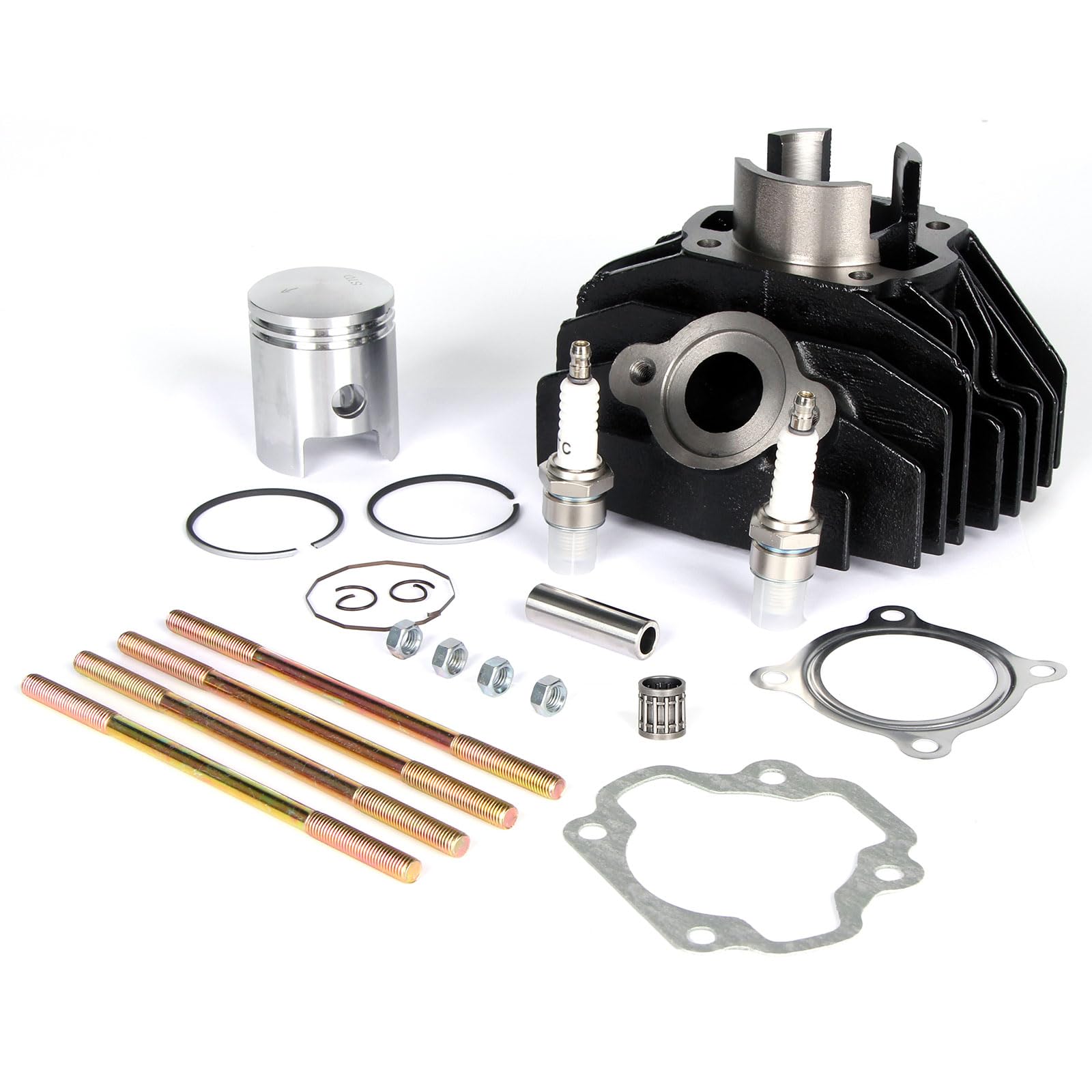 SUNQIAO PW80 Cylinder Kit, Piston Kit, Cyliner Gasket Kit Ring Kit for Yamaha PW80 PY80 Y-Zinger 80