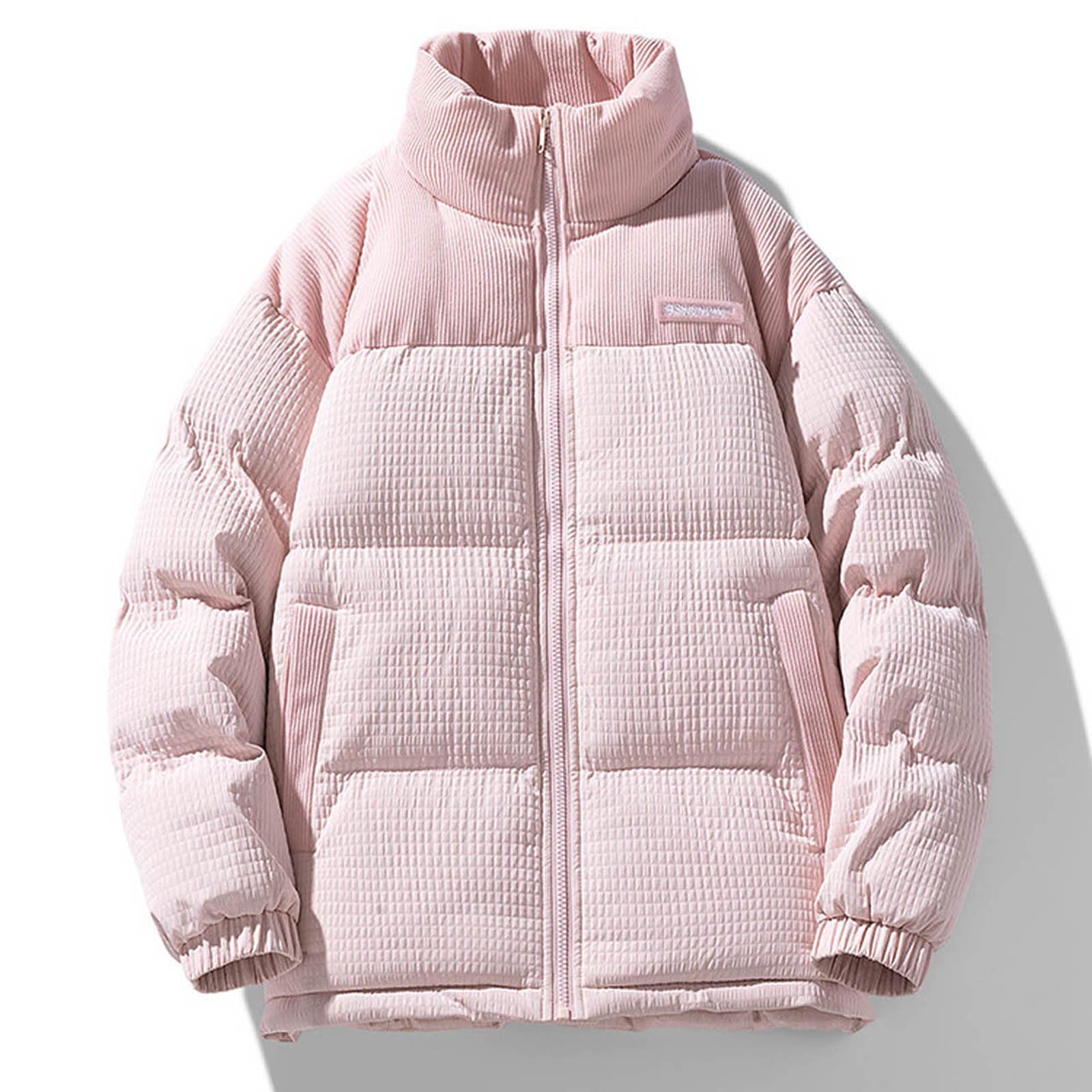 Genérico Cazadoras Hombre Acolchadas, Abrigo De Invierno Hombre,Chaqueta De AlgodóN De Manga Larga Holgada con De Pana Informal A La Moda De OtoñO E Invierno para Hombre