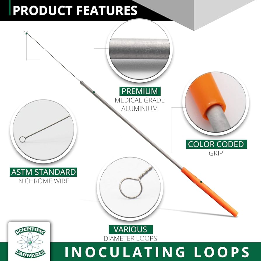 Scientific Labwares Reusable Inoculating Loops and Needle