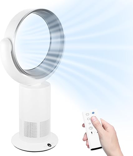 Simple Deluxe Ventilador de torre sin aspas de 27 pulgadas con extraíble, ventilador de refrigeración para uso en interiores, ventilador oscilante