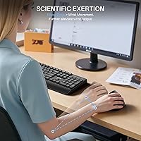 Vista 6 de Philips Ergonomic Mouse - Vertical Mouse with 800/1200/1600 Adjustable DPI, 6 Silent Buttons Design for S/M Hands, Auto Power Saving, Light